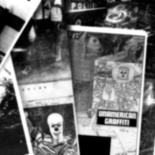 Radioactive Magazines stacked on top of each other.